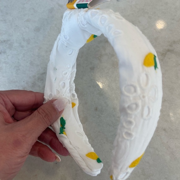 LEMON HEAD BAND!! Adorable!! White background! New - Picture 1 of 5